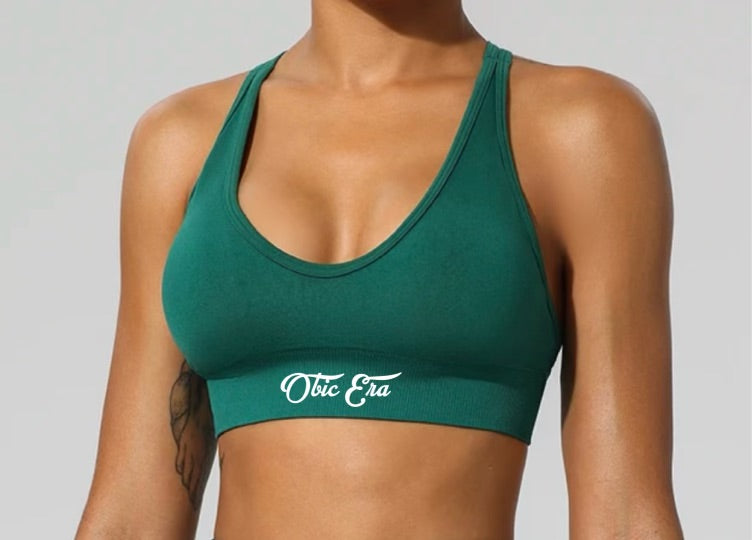 WOMEN OBIC.ERA SPORT BRA ADAPT ( SAND GREEN )